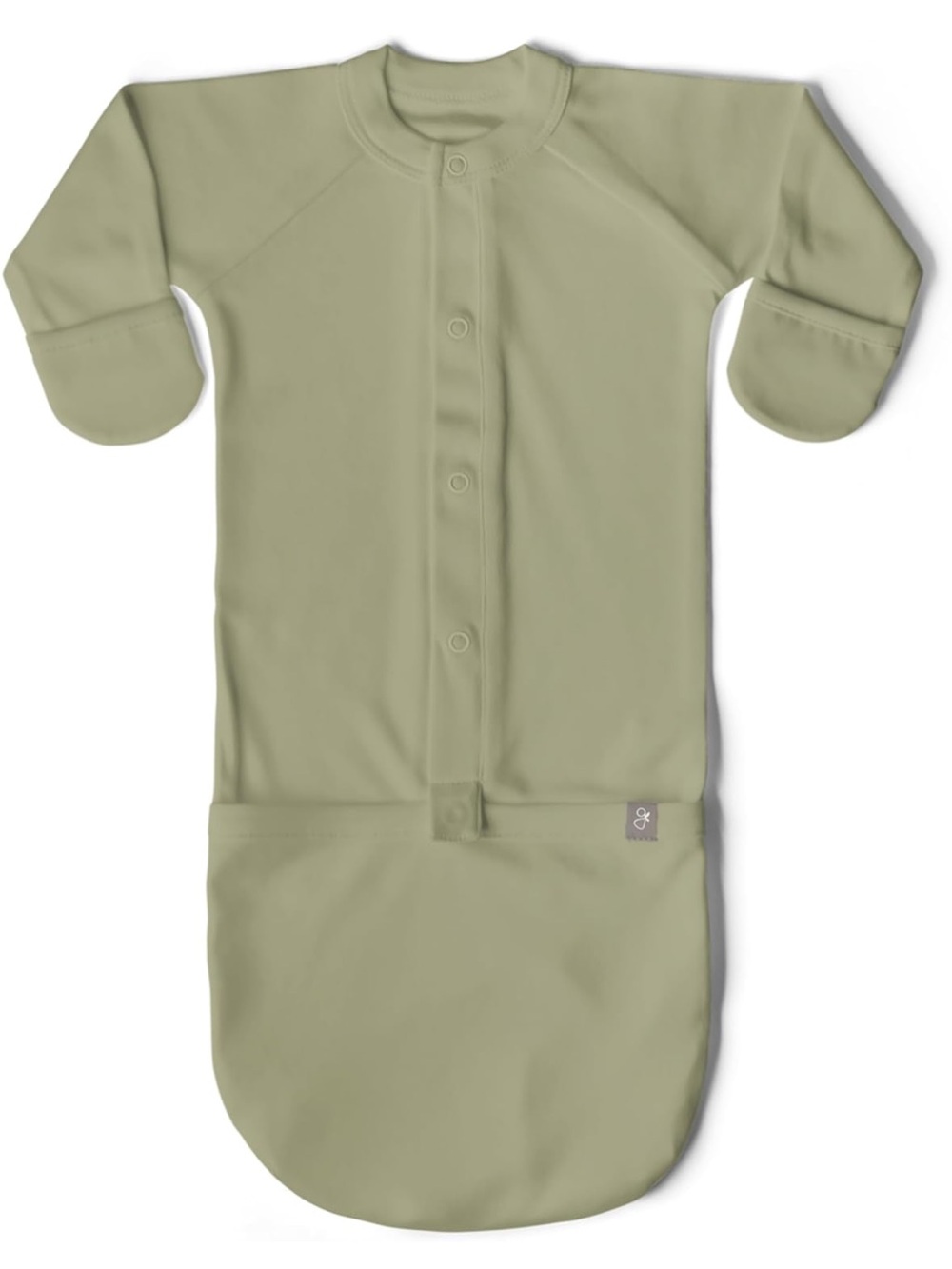 Goumi Kids 24 Hour Convertible Gown 0-3 Month in Artichoke